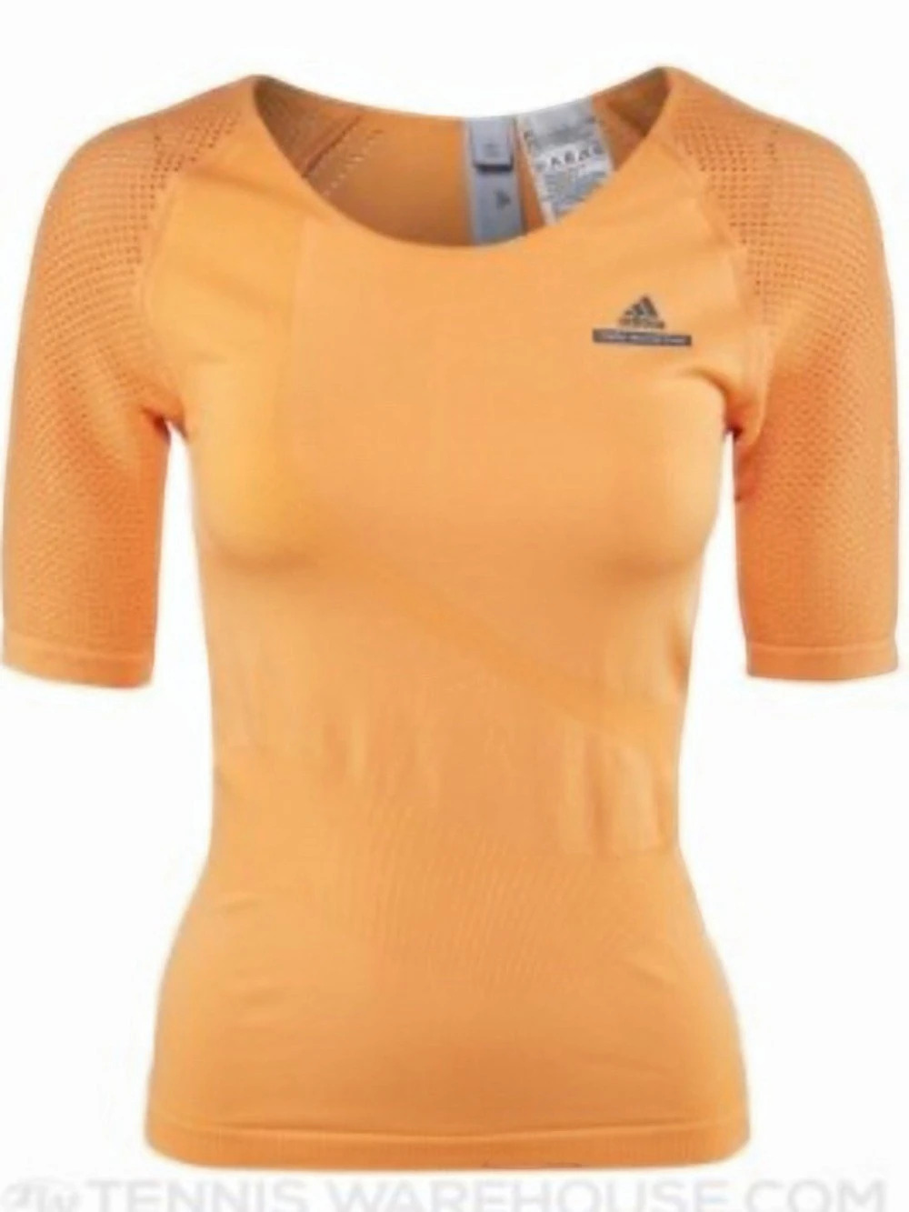 adidas by Stella McCartney Performance Short Sleeve Top in Orange Large